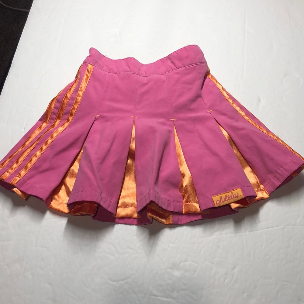 Adidas pink and orange skort size 6 months
